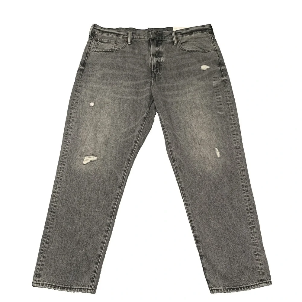 Vtg Y2K American Eagle Jeans Men 40x30 Relaxed Loose Baggy 100% Cotton Black NEW
